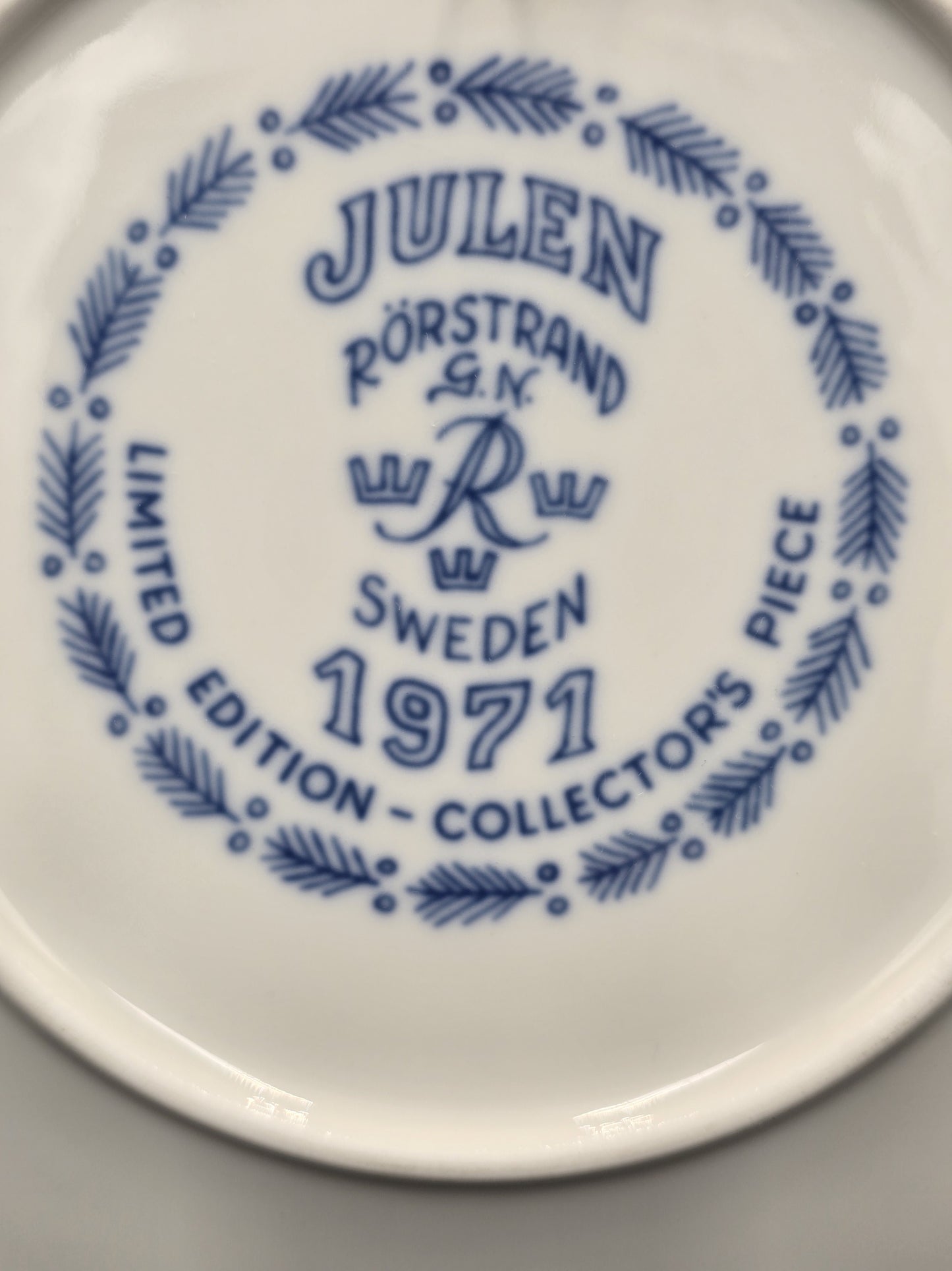 Kalėdinė 1971 m lėkštė