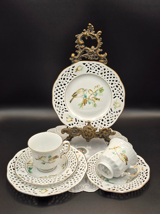 Burg Lindau trio su žvirbliais