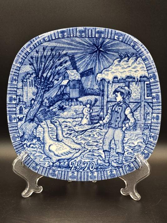 Kalėdinė 1970 m lėkštė