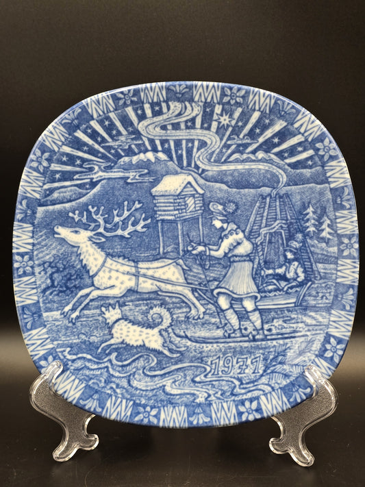 Kalėdinė 1971 m lėkštė