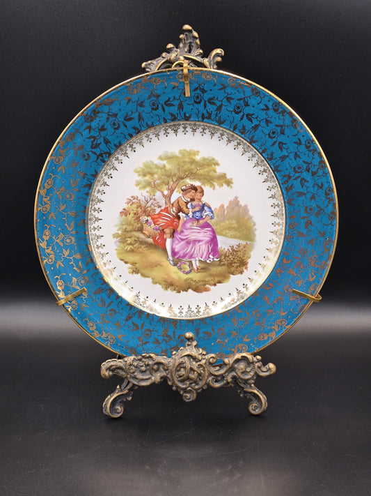 Limoges dekoratyvi lėkštė