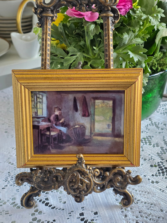 Harriet Backer paveikslėlis ant Porsgrund porceliano