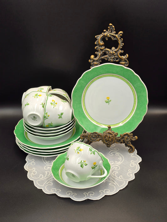 Hutschenreuther Summerdream trio žalias