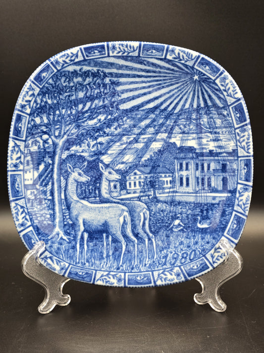 Kalėdinė 1980 m lėkštė